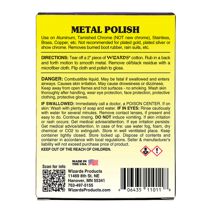 11011MetalPolishBackLabel2024_700x700 WIZARDS® Metal Polish 3 oz.