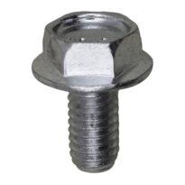 Hex Flange License Plate Screw M6-1.0 x 12mm 50 pcs.