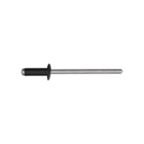 GM Specialty Rivet 1/8″ Diameter 3/16″-1/4″ Grip Black Aluminum 100 pcs.