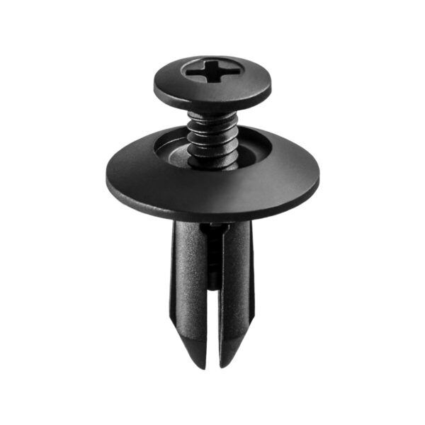 Chrysler and Ford Push Type Retainer Black Nylon 25 pcs.