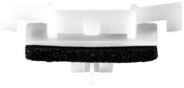 Ford Moulding Clip with Sealer White Nylon 15 pcs.