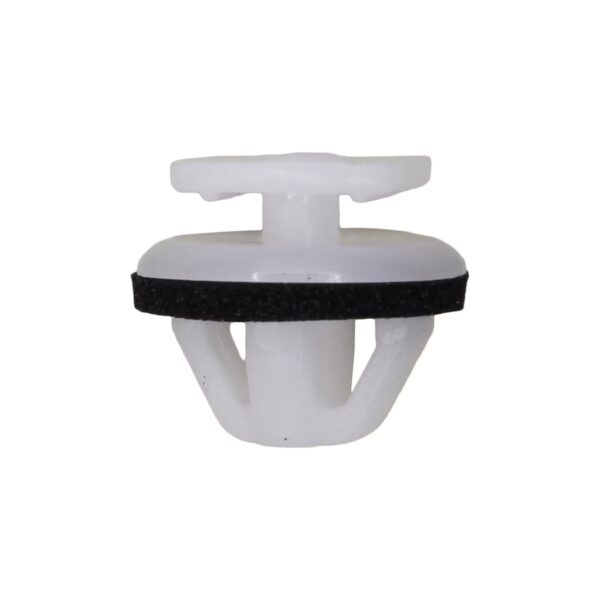 Moulding Clip with Sealer, White Nylon 10 pcs.