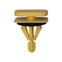 GM Moulding Clip with Sealer, Yellow Nylon 10 pcs.