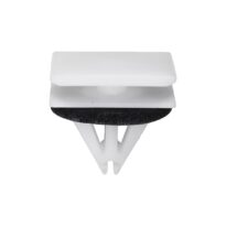Ford Moulding Clip with Sealer, White Nylon 25 pcs.