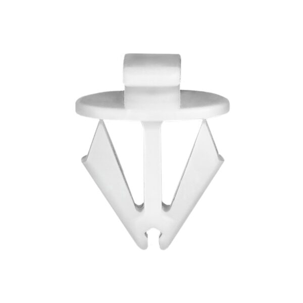 Chrysler Moulding Clip, White Nylon 25 pcs.