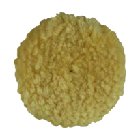 3″ Yellow Wool Blend Grip Wool Pad 2 Pack