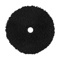 5″ URO Fiber® Microfiber Pad (Black Fibers) White Foam Interface – Finishing