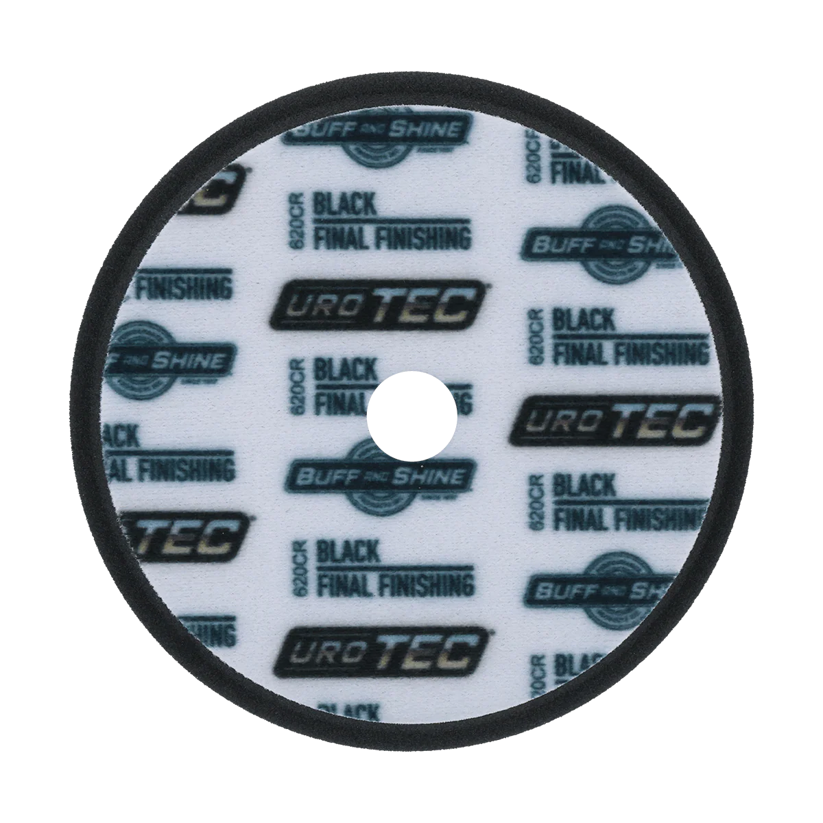 620CR_B 6″ Black URO TEC® Foam Pad – Final Finishing