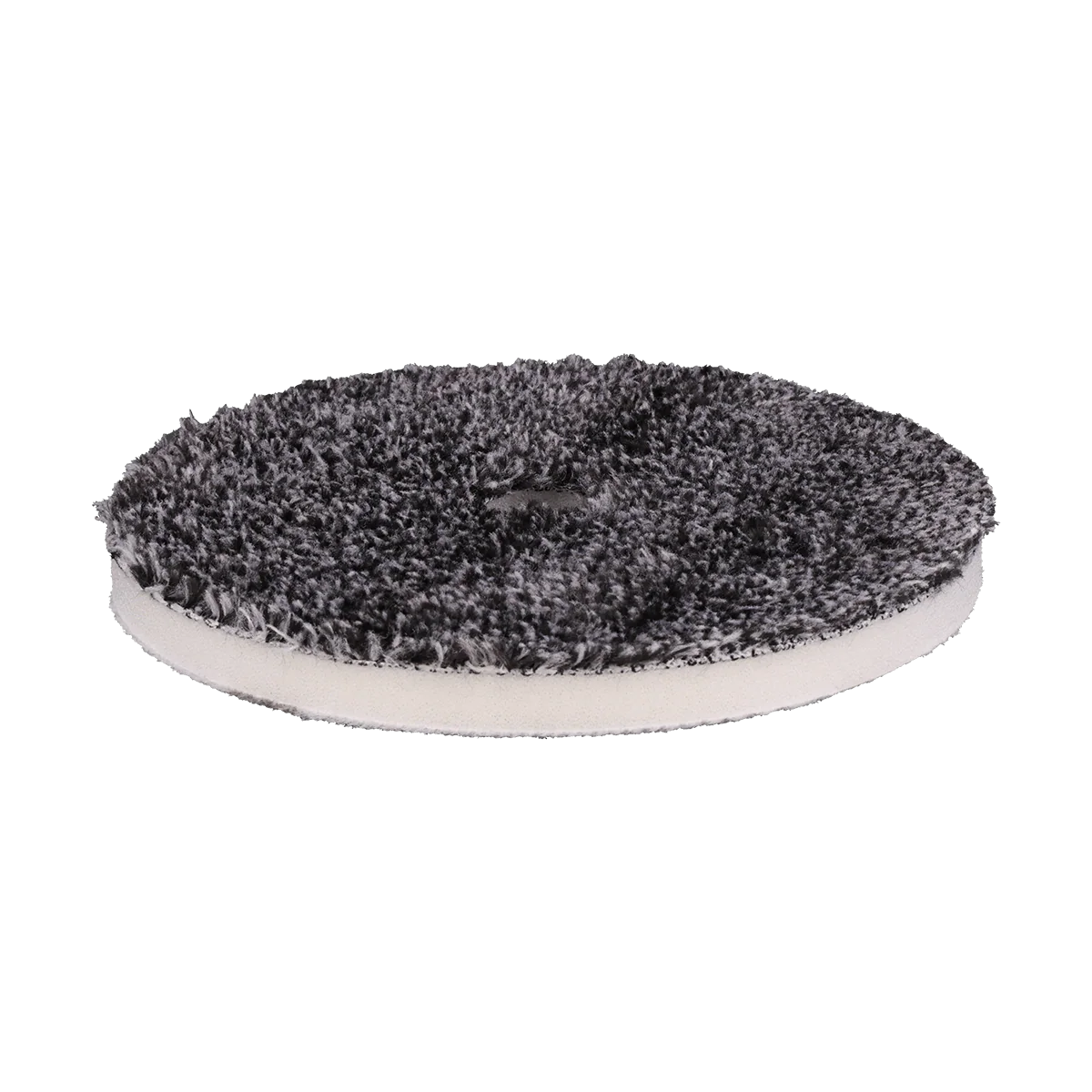 692MFP_S 6″ URO Fiber® Microfiber Pad (Black/White Fibers) White Foam Interface – Cutting