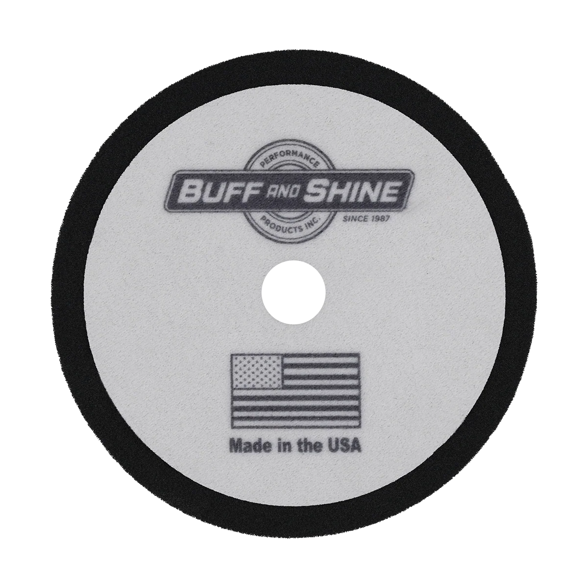 820FBW_B 8″ Black Soft Convoluted Foam Pad – Final Finishing 2 Pack