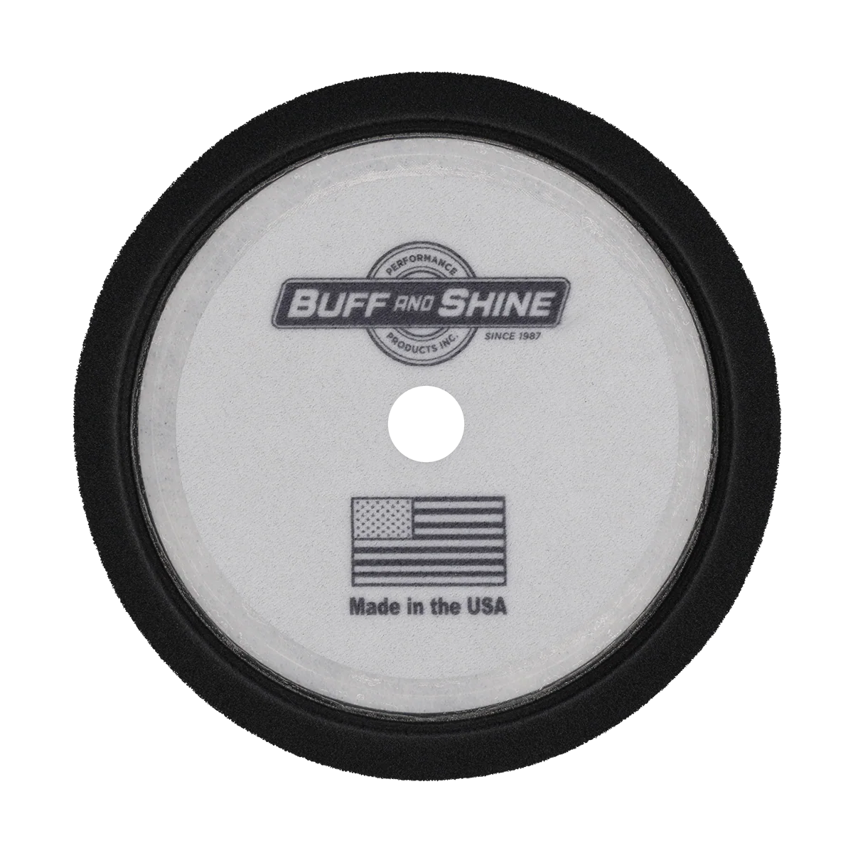 820WG_B 8″ Black Soft Convoluted Foam Pad – Final Finishing