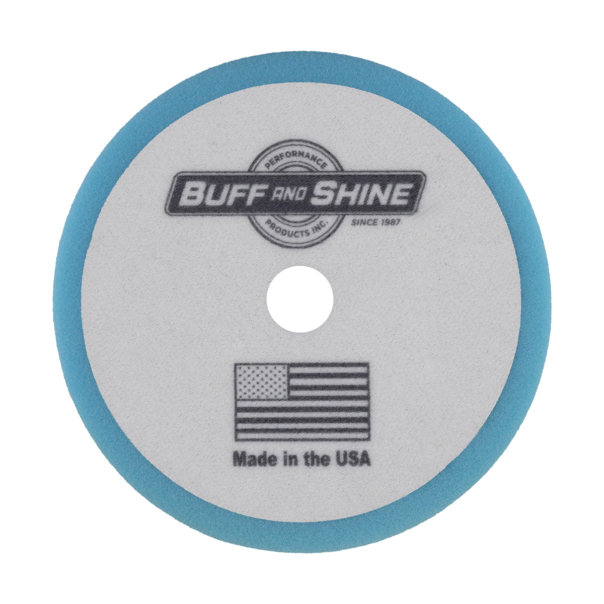 852FBW_B 8″ Baby Blue Soft Convoluted Foam Pad – Ultimate Finish 2 Pack