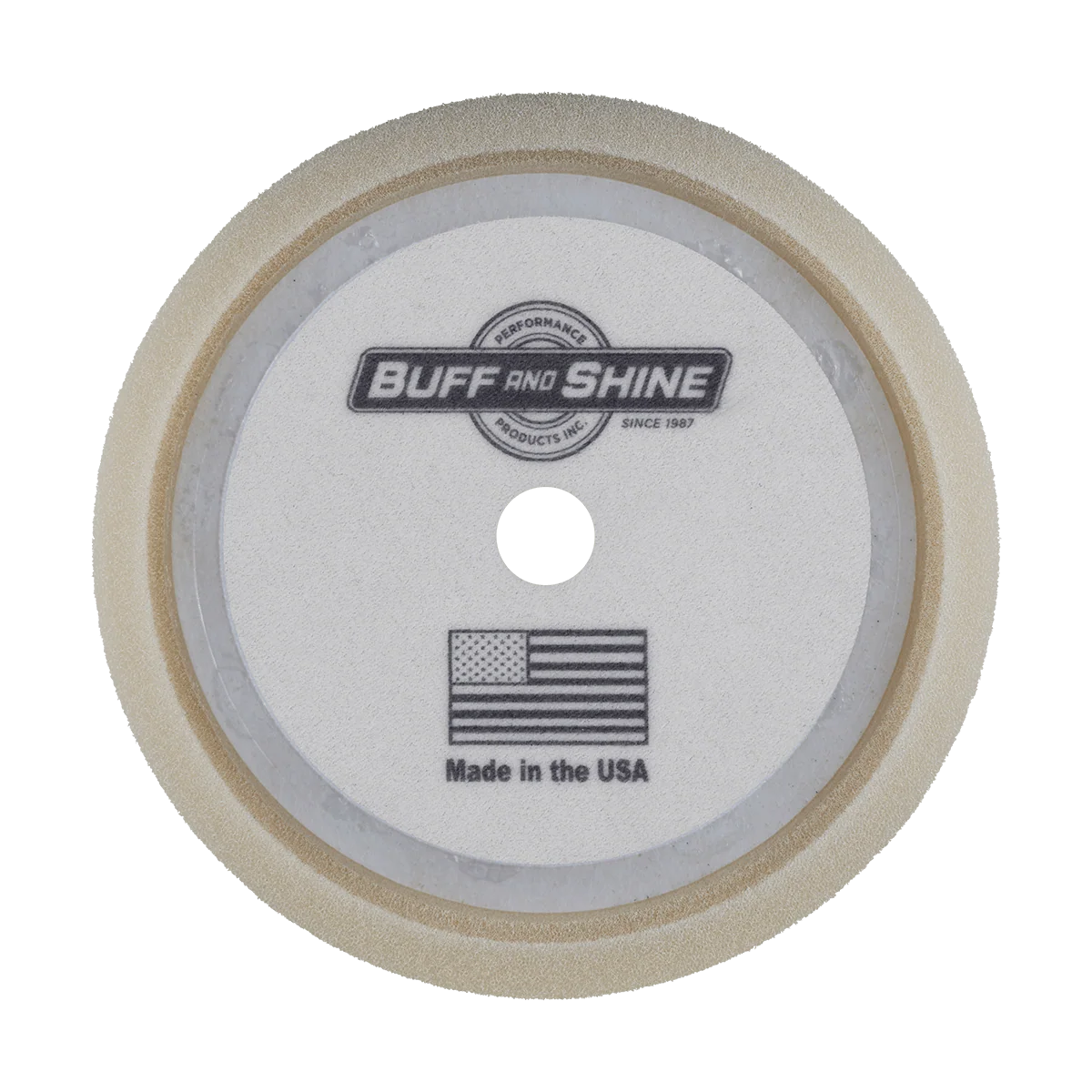 899WG_B 8″ White Coarse Convoluted Foam Pad – Cutting