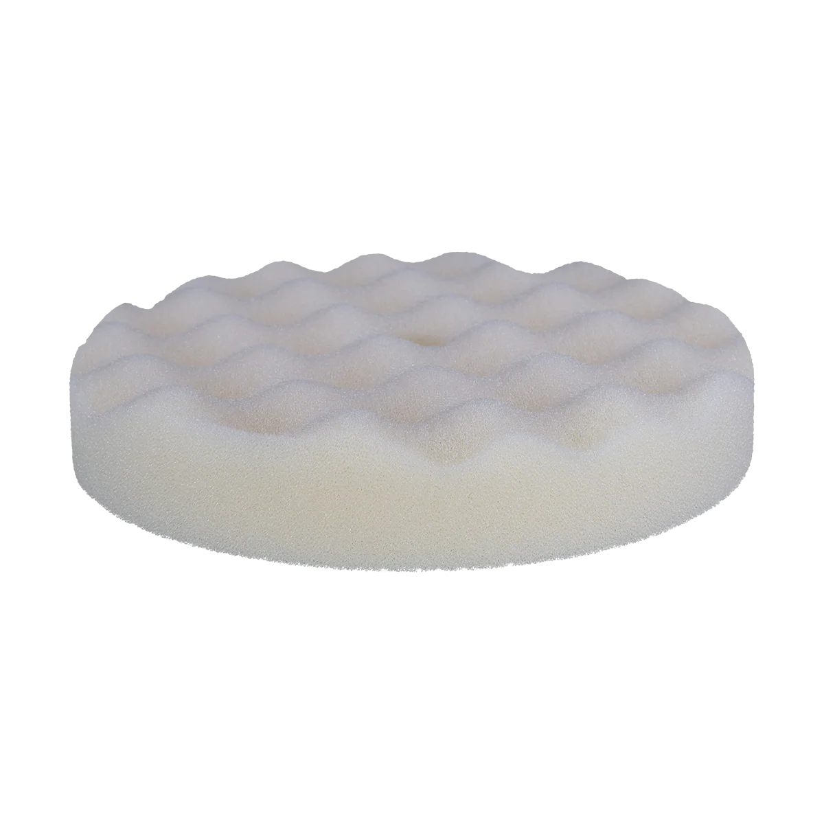 899WG_S 8″ White Coarse Convoluted Foam Pad – Cutting