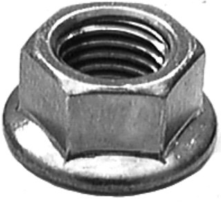 Spin Lock Nut w/ Serrations M10-1.25 20mm 25 pcs.