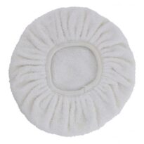 Microfiber Orbital Bonnet – 11” Large Thick White 12 Pack