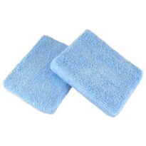 *12 Pack* Microfiber Wax Applicator – Blue 5” x 3.75”