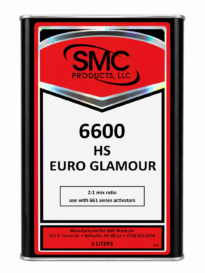 2:1, 48% Solids, Premium Euro Glamour Clear, 5 Liter