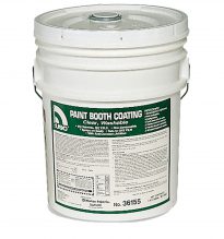 Paint Booth Coating 5 Gal. Clear/Waterbased