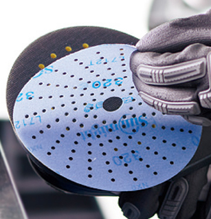 ceramic2 500 Grit – Ceramic Film – 6″ Multi Hole Grip Disc 50 pcs.