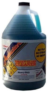 Heavy-Duty Green Glass Cleaner 1 Gallon