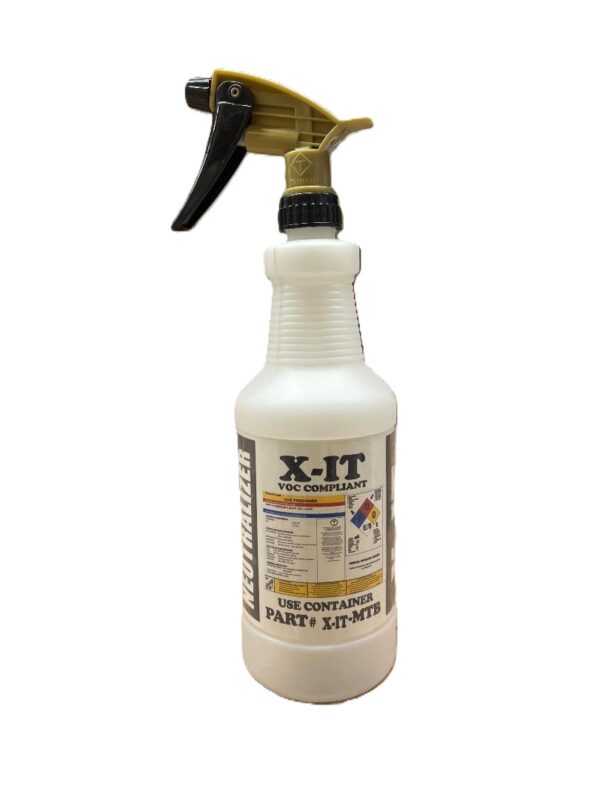 MT Spray Bottle – X-IT MSDS with Trigger